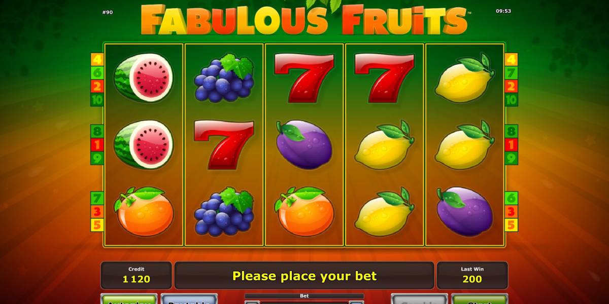 Fabulous Fruits slot (Canada)