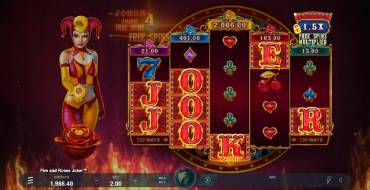 Fire and Roses Joker: Free spins