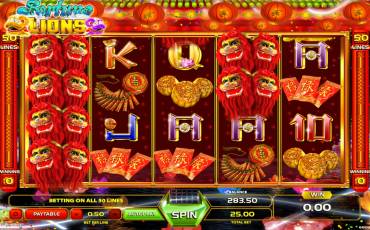 Fortune Lions slot (Canada)