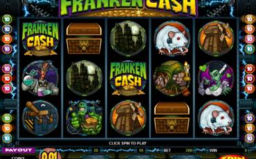 Franken Cash slot (Canada)