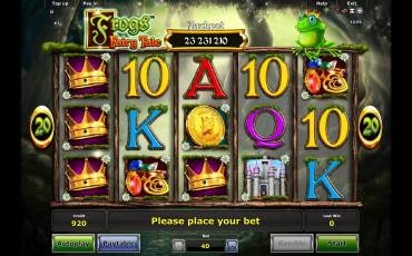 Frogs Fairy Tale slot (Canada)