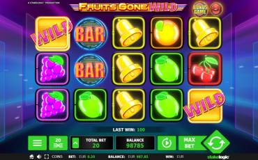 Fruits Gone Wild slot (Canada)