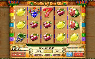 Fruits of the Nile slot (Canada)