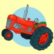 Funky Chicken: Farmer's tractor