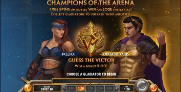 Game of Gladiators Uprising: Freespins