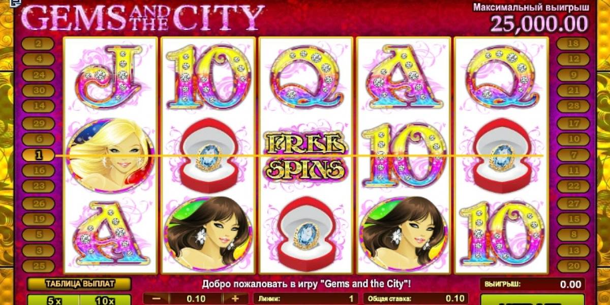 Gems and the City slot (Canada)