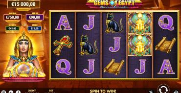 Gems of Egypt: Slot machine