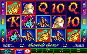 Genie’s Gems slot (Canada)