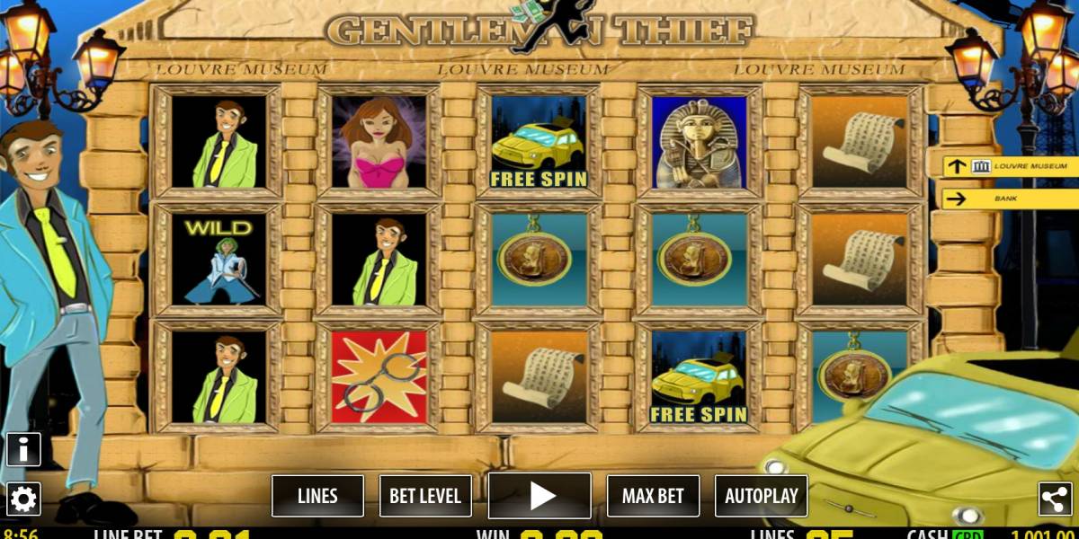 Gentleman Thief slot (Canada)