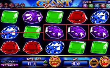 Giant Gems slot (Canada)