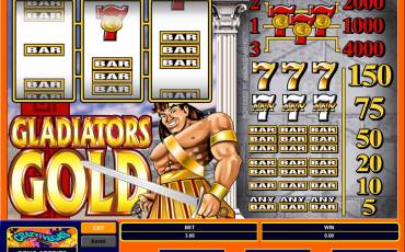 Gladiators Gold slot (Canada)