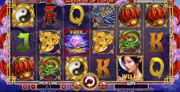 Goddess Of Lotus Blooming Wonder: Slot machine