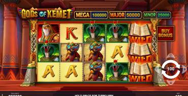 Gods of Kemet: Slot machine