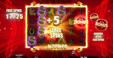 Gold Blitz: Free spins