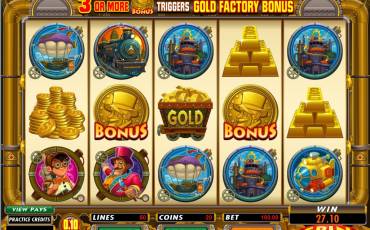 Gold Factory slot (Canada)