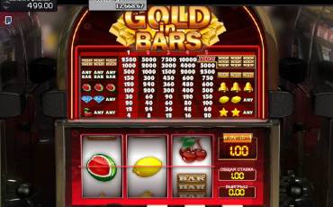 Gold in Bars slot (Canada)