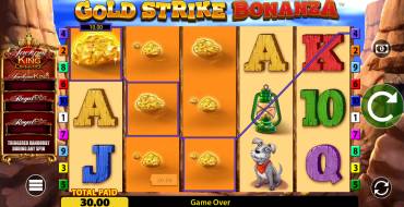 Gold Strike Bonanza Jackpot King: Winnings