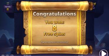 Golden Scrolls: Free spins