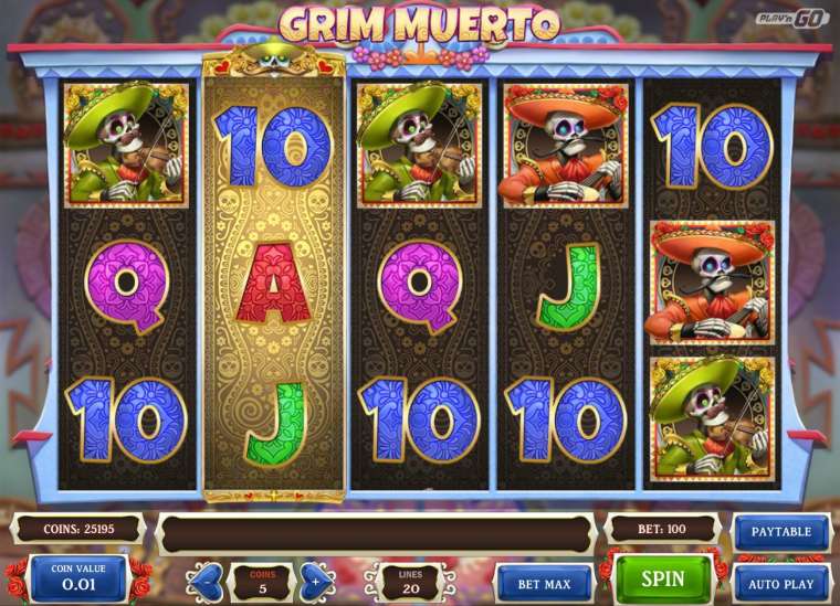 Play Grim Muerto slot CA
