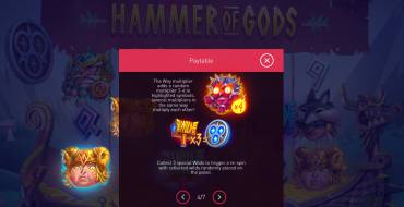 Hammer of Gods: Payout table