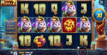 Hand of Midas 2: Slot machine