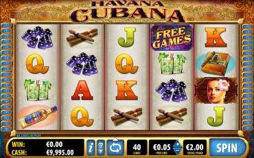 Havana Cubana slot (Canada)