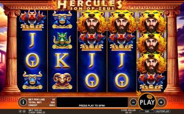 Hercules Son of Zeus slot (Canada)