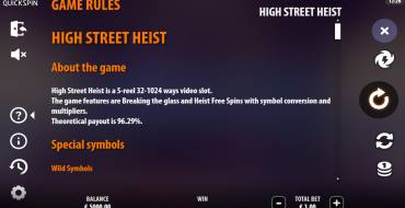 High Street Heist: Rules