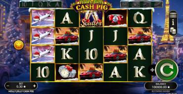 Holly Jolly Cash Pig: Slot machine