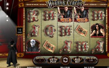 Horror Circus slot (Canada)