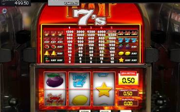 Hot 7’s  slot (Canada)