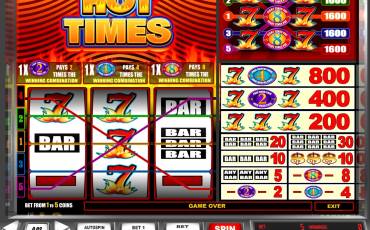 Hot Times slot (Canada)