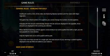 Howling for Gold: Rules