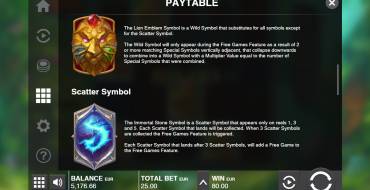 Immortal Guild: Special symbols