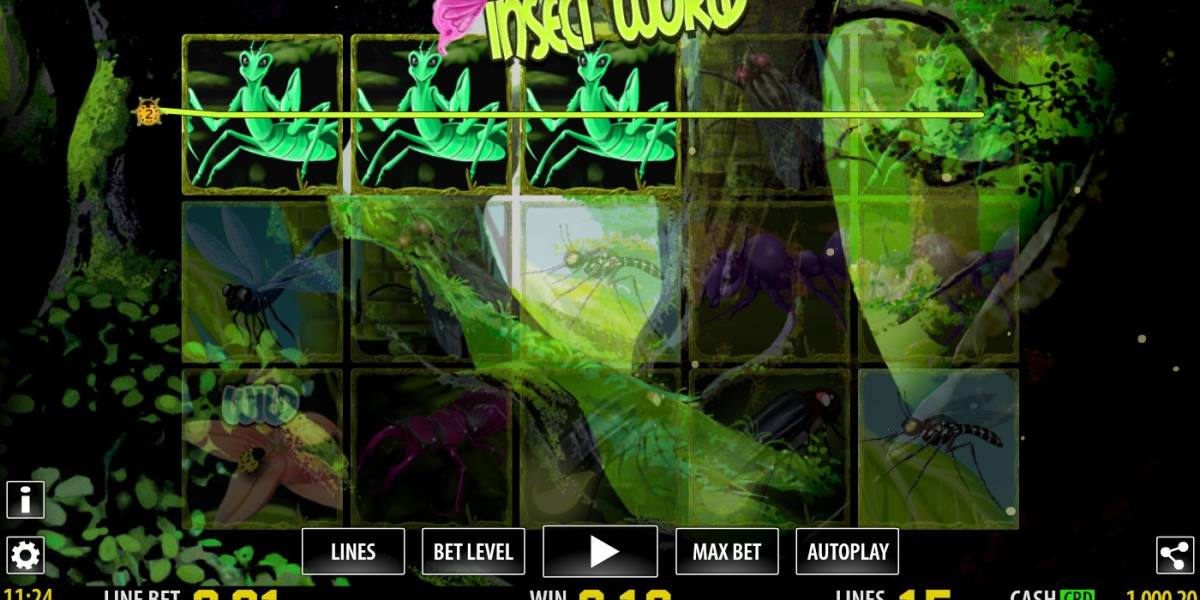 Insect World slot (Canada)