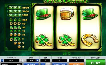 Irish Charms slot (Canada)