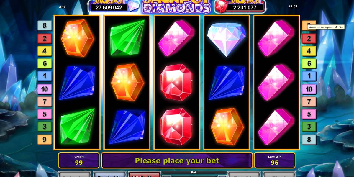 Jackpot Diamonds slot (Canada)