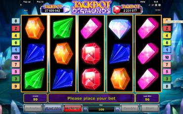 Jackpot Diamonds slot (Canada)