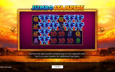 Jumbo Stampede slot (Canada)