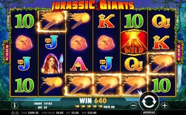 Jurassic Giants slot (Canada)