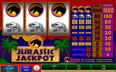 Jurassic Jackpot slot (Canada)