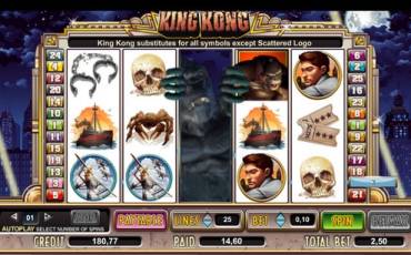 King Kong slot (Canada)