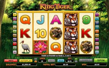 King Tiger slot (Canada)