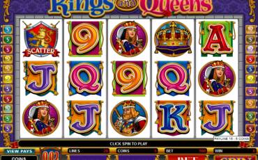 Kings and Queens slot (Canada)