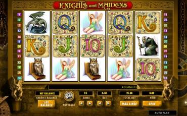 Knights and Maidens slot (Canada)