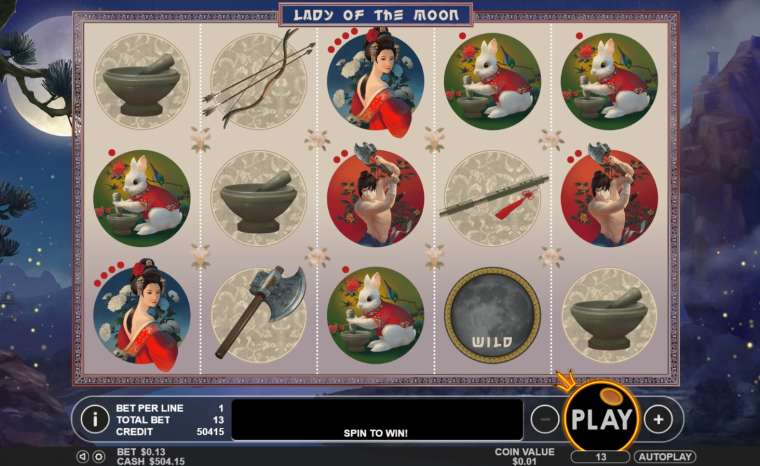 Play Lady of the Moon slot CA