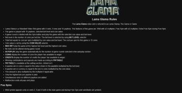 Lama Glama V2: Rules