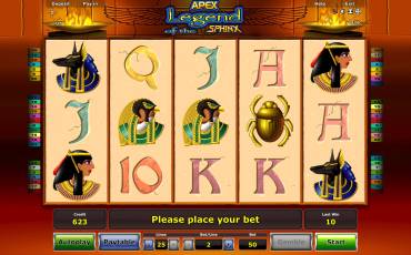 Legend of the Sphinx slot (Canada)