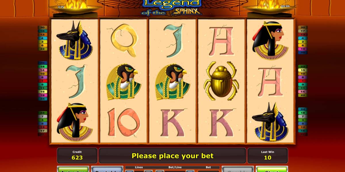 Legend of the Sphinx slot (Canada)