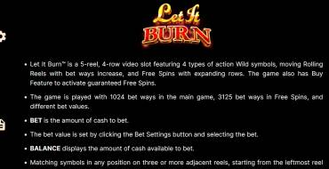 Let It Burn: Rules